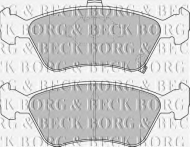 Комплект тормозных колодок BORG & BECK BBP1684