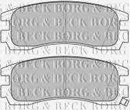 Комплект тормозных колодок BORG & BECK BBP1689