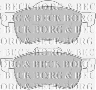 Комплект тормозных колодок BORG & BECK BBP1695
