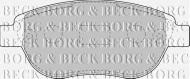 Комплект тормозных колодок BORG & BECK BBP1715