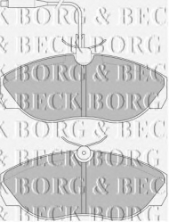 Комплект тормозных колодок BORG & BECK BBP1719