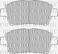 Комплект тормозных колодок BORG & BECK BBP1728