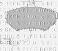 Комплект тормозных колодок BORG & BECK BBP1733