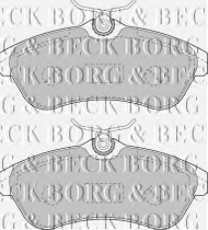 Комплект тормозных колодок BORG & BECK BBP1735