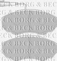 Комплект тормозных колодок BORG & BECK BBP1736