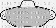 Комплект тормозных колодок BORG & BECK BBP1738