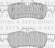 Комплект тормозных колодок BORG & BECK BBP1744