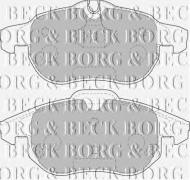 Комплект тормозных колодок BORG & BECK BBP1765