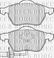 Комплект тормозных колодок BORG & BECK BBP1766