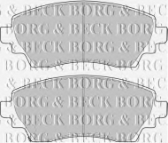 Комплект тормозных колодок BORG & BECK BBP1768