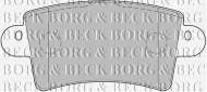 Комплект тормозных колодок BORG & BECK BBP1773