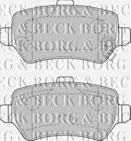 Комплект тормозных колодок BORG & BECK BBP1777