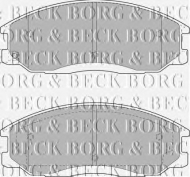 Комплект тормозных колодок BORG & BECK BBP1789