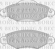 Комплект тормозных колодок BORG & BECK BBP1808