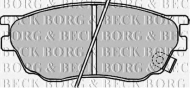 Комплект тормозных колодок BORG & BECK BBP1814