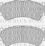 Комплект тормозных колодок BORG & BECK BBP1827