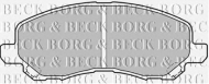 Комплект тормозных колодок BORG & BECK BBP1831