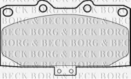 Комплект тормозных колодок BORG & BECK BBP1832