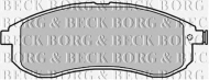 Комплект тормозных колодок BORG & BECK BBP1840