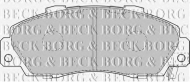 Комплект тормозных колодок BORG & BECK BBP1845