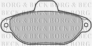 Комплект тормозных колодок BORG & BECK BBP1852