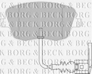 Комплект тормозных колодок BORG & BECK BBP1855