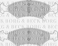 Комплект тормозных колодок BORG & BECK BBP1865
