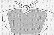Комплект тормозных колодок BORG & BECK BBP1867