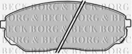 Комплект тормозных колодок BORG & BECK BBP1874