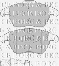 Комплект тормозных колодок BORG & BECK BBP1876