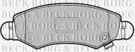 Комплект тормозных колодок BORG & BECK BBP1900
