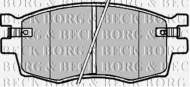 Комплект тормозных колодок BORG & BECK BBP1923