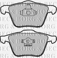 Комплект тормозных колодок BORG & BECK BBP1928