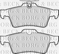Комплект тормозных колодок BORG & BECK BBP1931