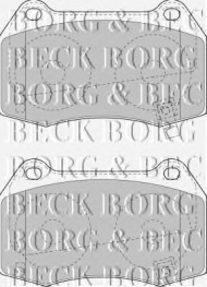 Комплект тормозных колодок BORG & BECK BBP1971