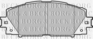 Комплект тормозных колодок BORG & BECK BBP1987