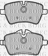 Комплект тормозных колодок BORG & BECK BBP1988