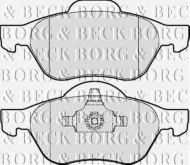 Комплект тормозных колодок BORG & BECK BBP2015