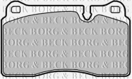 Комплект тормозных колодок BORG & BECK BBP2017