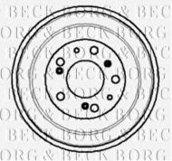 Тормозный барабан BORG & BECK BBR7011
