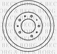 Тормозный барабан BORG & BECK BBR7032