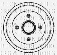 Тормозный барабан BORG & BECK BBR7054