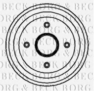 Тормозный барабан BORG & BECK BBR7068