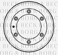 Тормозный барабан BORG & BECK BBR7110