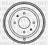 Тормозный барабан BORG & BECK BBR7131