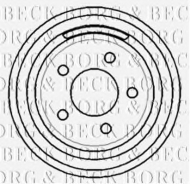 Тормозный барабан BORG & BECK BBR7142