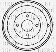 Тормозный барабан BORG & BECK BBR7148