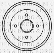 Тормозный барабан BORG & BECK BBR7168