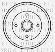 Тормозный барабан BORG & BECK BBR7173