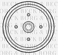 Тормозный барабан BORG & BECK BBR7174